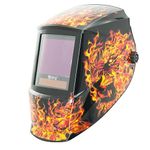 Antra Digital Auto Darkening Welding Helmet DP9-61 - True Color TOP Optical Class 1/1/1/1, Wide Shade Range 4/5-14 w Shade Lock, Low TIG Rating 2A - Precision Protection for Welding Excellence