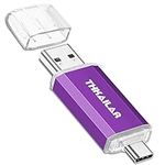 THKAILAR 256GB USB C Flash Drive 3.1,USB Stick USB C Memory Stick Thumb Drive Up to 150MB/s Read 2 in 1 Clé USB 256go OTG for PC Android Phones Laptop