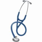 3M Littmann Master Cardiology Stethoscope, 2164, Stainless Steel Chestpiece, 69 cm (27") Navy Blue Tube