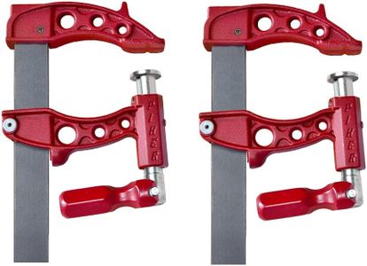 Piher Maxipress F Lot de 2 serre-joints haute performance - Force de serrage de 1000 kg - Filetage protégé - Idéal pour le soudage (80 cm)