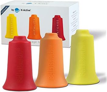 BellaBambi® Copas de ventosas de K-Active | Trio original | Cupping Set para masaje innovador de presión negativa | Copas para masaje, terapia fascial y mucho más