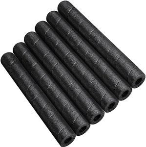 6 Pcs Multi-Purpose Cushioning, SnakeWrap, No Adhesive or Glue, Black Pipe Insulation Foam Tube for Beach Swimming Pool Cargo Padding Ice Rink Bumper, 40 cm/ 15.7 Inches (6 PCS)