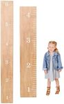 Growth Chart for Kids | Real Wood Height Chart for Kids | Natural Wood Height Measurement for Kids | Minimalist Growth Chart for Wall | Kids Height Wall Chart | Easy to Hang Kids Growth Chart