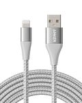 Anker Powerline+ II Lightning Cable (10ft / 3m), MFi Certified for Flawless Compatibility with iPhone Xs/XS Max/XR/iPhone X / 8/8 Plus / 7/7 Plus / 6/6 Plus / 5 / 5S and More