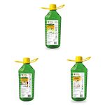 Herbal Strategi STRATEGI Herbal Liquid Dish Wash Refill (2 L) & Herbal Strategi Just Mop Herbal Floor Cleaner Liquid &Herbal Strategi Just Mop 100% Herbal Toilet Cleaner, 2 Liters