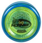 Duncan Toys Hornet Pro Looping Yo-Yo with String, Ball Bearing Axle and Plastic Body, Blue with Yellow Cap