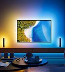 MITSUKO AmbiMotion Pro TV LED Backlight with HDMI 2.0 Sync Box + HDMI Sync Bar Light Immersive RGBIC Backlight for 32-90 inch TVs TV Light Strips Sync TV Lights for Games Music Movies (below 65 Inch)