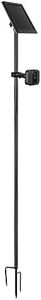 TIUIHU 2-in-1 Universal Spike Pole Mount Ground Stake for Ring, Blink, Google Nest, Eufy, Arlo, Wyze, Reolink Reolink Argus Camera and Solarpanels, 1.2 m/47 in Suitable for Stake into Soft Ground