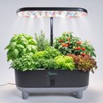 UGAOO Smart Indoor Hydroponic System for Home with LED Grow Light | Indoor Hydroponic Garden | Smart Garden | Indoor Grow Kit | 6L Water Tank | 3 Grow Modes | Starter Kit