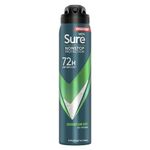 Sure Men Quantum Dry Nonstop Protection Anti-perspirant Deodorant Aerosol MotionSense technology anti-perspirant deodorant spray 72h protection against sweat and odour 250 ml