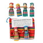 6 Worry Dolls in a Bag