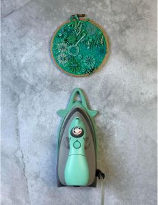 Oliso M3Pro Mini Steam Iron – Aqua, Compact Travel Iron