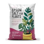 Bum Bum Bhole Premium Epsom Salt (10 KG) for Plant Growth & Development - Organic Magnesium Sulfur | Water Soluble Plant Fertilizer | Plant Growth Vegetables & Plants Nutrient - Boosts Flowering