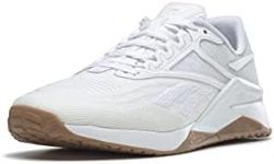 Reebok Women's Nano X2 Cross Trainer, White/Pure Grey/Reebok Lee, 9 US