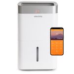 electriQ 25L Low Energy Laundry Dehumidifier and True HEPA UV Air Purifier for 2-6 Bed House with Smart App