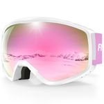 Findway OTG Ski Goggles - Over Glasses Snow Snowboard Goggles for Men Women Adult & Youth - Anti-Fog 100% UV Protection