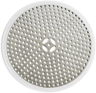 1Pcs Shower Drain Hair Trap Stainless Steel Shower Drain Cover Super Seal Protector, 4.65 Inches Shower Plughole Cover Hair Catcher for Shower Drain
