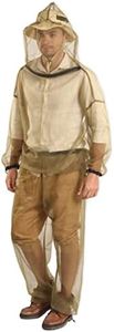 Tough Outdoors Mosquito Suit - Net Bug Pants & Jacket w/Hood - Mesh Bug Suit for Outdoor Protection from Bugs, Flies, Gnats, No-See-Ums & Midges - Clothing for Men & Women - w/Free Carry Pouch - Large