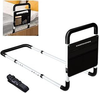 Bed Rails for Elderly Adults - Bed Assist Rail Medical Bed Support Bar Mobility Assistant with Free Storage Bag and Fixing Strap, Fit King, Queen, Full, Twin