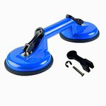 A TO Z Glass Vacuum Suction Cup Glass Lifter for Glass Tiles Mirror Granite Lifting Dent Remover, Extra replacement clip - 2 Cup