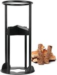 Log Splitter Firewood Splitter KSUYICA Manual Log Splitter Firewood Splitting Tool Black Log Splitter Simple and Safe Log Splitter for Camping Outdoor (Type H)
