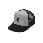 Volcom Men's Full Stone Cheese Heather Gray Snapback Hat