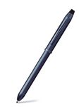 Cross Tech3+ Dark Blue Chemically Etched Engraved Finish w/Dark Blue PVD Appointments Multi Function Pen (AT0090-25)