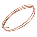 PATIKIL 1/8 Inch ID 5/32 Inch OD 0.02 Inch Thick 99.9% Copper Tube, 3.28Ft Refrigeration Tubing Coil Seamless Round Pipe Tubing for HVAC Industrial Jewellery Craft