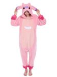 NEWCOSPLAY Unisex Adult Sherpa Angel Onesie Pajamas Animal One Piece Costume Cosplay Sleepwear (Sherpa-Angel, Small)