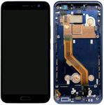 LCD Display Touch Screen Digitizer with Frame Assembly Replacement for HTC U11 5.5” Blue