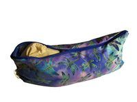 Back Bolster Support Pillow Organic Buckwheat Hulls with Dried Lavender Buds, Soft Fill