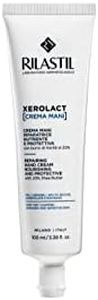 Rilastil Xerolact Crema Mani Riparatrice, Trattamento Restitutivo, Nutriente e Protettiva con Burro di Karité per Pelli Sensibili, Molto Secche, Confezione da 100ml