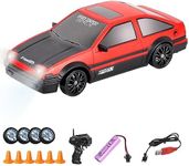 RC Drift Car - 1:24 Remote Control Car 4WD Drift RC Car - 2.4GHz 4WD 15KM/H Electric Racing Car - Mini Model Car Toy High Speed Racing RC Drifting Car - Gift for Boys and Girls Teens (#01)