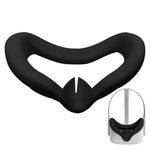 Facial Interface for Meta Quest 2, Face Pad for Quest 2, Face Cover Pad Replacement Accessories Compatible with Oculus, Silicone VR Headset Facial Cushion for Oculus Accessories