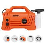 OSMON - OS PW120 - High Flow 1600W Pressure Washer for Cars/Bikes & Home Cleaning Purpose (Orange)