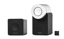 Nuki Combo 2.0 for Euro Profile Cylinder, Includes Nuki Smart Lock & Bridge, keyless Access via iPhone & Android, Alexa, HomeKit & Google Home Compatible - WiFi & Bluetooth Connection