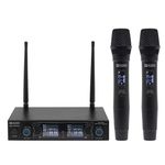 W Audio DM800H Twin Handheld UHF Mic System