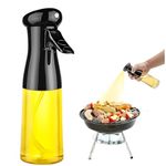 Vasukie 220ML Oil Sprayer for Cooking, Refillable Olive Oil Spray Bottle, Fine Mist Spray Oil Dispenser for Air Fryer, BBQ, Salad, Roasting & Kitchen Use (Spray Bottle)