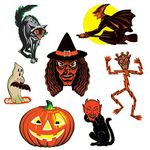 Beistle Vintage Halloween Classic Cutouts Party Decorations - 24 cm - 41 cm