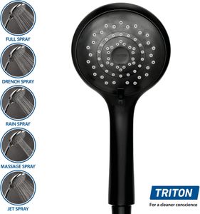 Triton Amala 9.5kW Electric Shower – Black Brass Finish