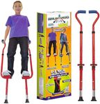 Geospace Original Walkaroo 'Wee' Balance Stilts Beginners, Little Kids (Ages 4 up) (Red)