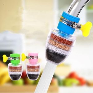 TEKCOOL Pack of 2 Activated Carbon Faucet Water Filters Home Kitchen Faucet Tap Water|Tap Filter Multilayer | Clean Purifier Filter Cartridge (Pack of 2)