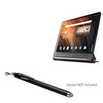 Lenovo Yoga Tab 3 Plus Stylus Pen, BoxWave® [EverTouch Capacitive Stylus] Fiber Tip Capacitive Stylus Pen for Lenovo Yoga Tab 3 Plus - Jet Black