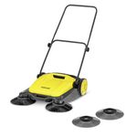 Kärcher Sweeper S 3 Twin 2-in-1, Working Width: 650 mm, Up to 1,800 m²/h Area, Debris Hopper: 16 l, Weight: 9.7 kg, 2 Side Brushes for Dry Dirt, 2 Side Brushes for Wet Dirt