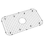 Zeesink Stainless Steel Sink Protector,Kitchen Sink Grid,Sink Bottom Grid Size 26" X 14 3/8",Sink Protector Grid with Center Drain for Single Bowl Kitchen Sink