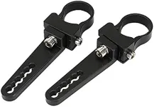 Auxbeam Light Bar Mounting Bracket Kit 1.25 Inch Bull Bar Roll Cage Clamps Mount Clamps Universal Holder Kits for Led Hid Light Bar Jeep Wrangler Trucks Off-Road (2 pcs)