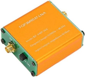 Low Noise Amplifier, 20dB High Gain LNA RF Power Preamplifier Module 0.1MHz to 6GHz Full Band Low Noise Amplifier Professional Low Noise Amplifier Module Board (Shipped Without Battery)