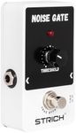 STRICH Noise Gate Guitar Pedal, Noise Suppressor Guitar Pedal Noise Killer Effect, True Bypass for Electric Guitar, White