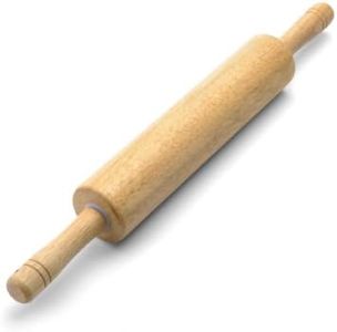 Farberware Classic Wood Rolling Pin, 17.75 Inch, Natural