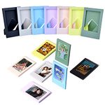 MUZIRI KINOKOO Fuji Instax Mini Photo Frames for 2x3 Photos (7 Pack) Mini Picture Frame Set Compatible for Instax Mini EVO /11/9/8/7+ Film - 3-inch Photo Frame for Decoration